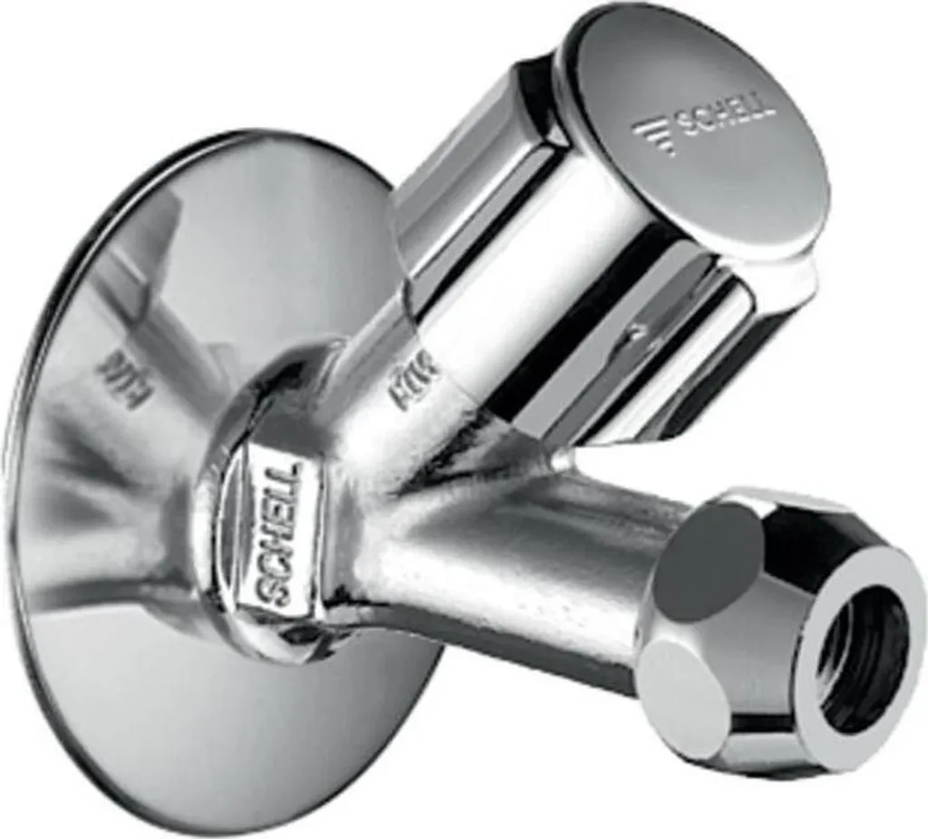 Valvola Angolare Design Corto Cromo 1/2 COMFORT | Eleganza e Funzione