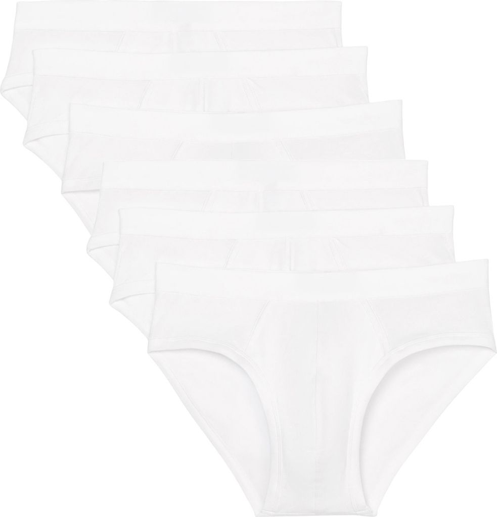 Marc O'Polo 6er Pack Essentials Organic Baumwolle Slip / Unterhose Weiches und atmungsaktives Material, Natürliches Tragegefühl, Bequeme Passform