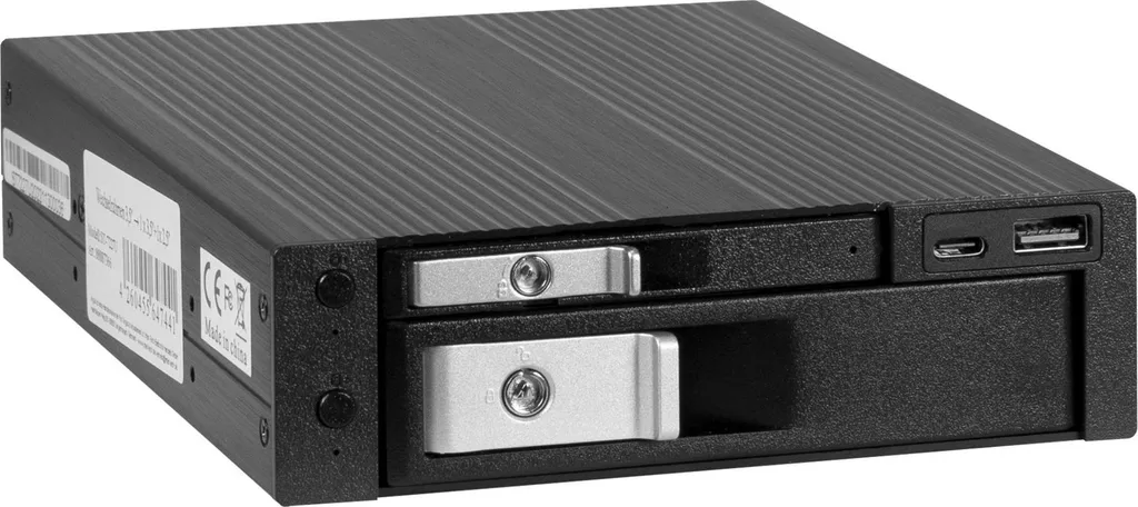 Cadre amovible disque dur Inter-Tech ST-7227U rack mobile SATA SSD