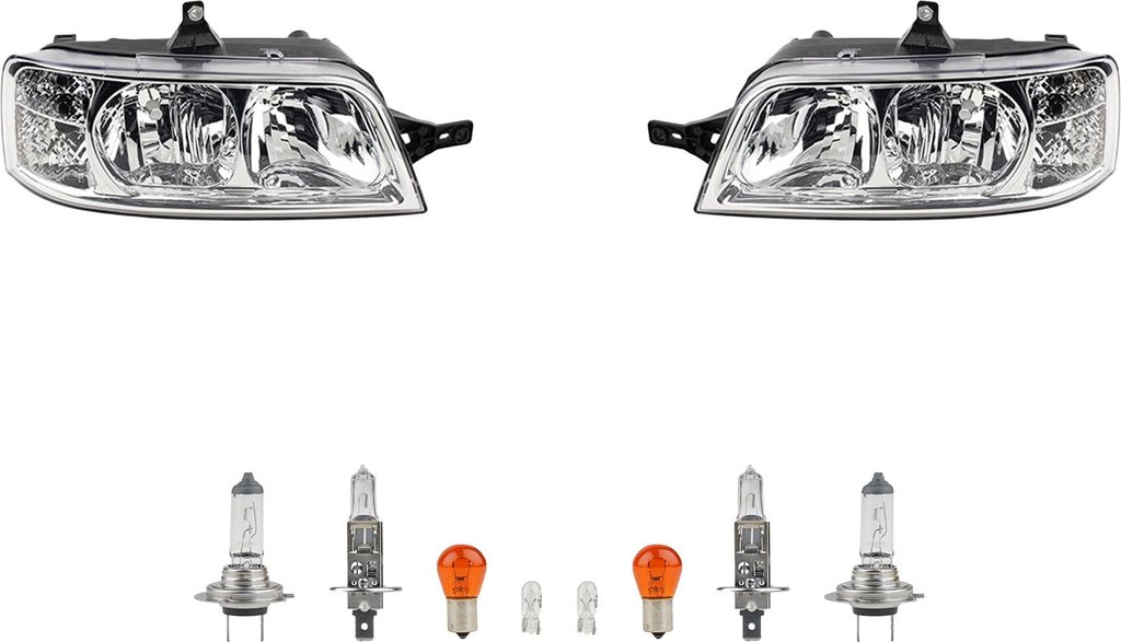 Johns, Scheinwerfer Set Links & Rechts passend für Citroen Jumper + alle Leuchtmittel
