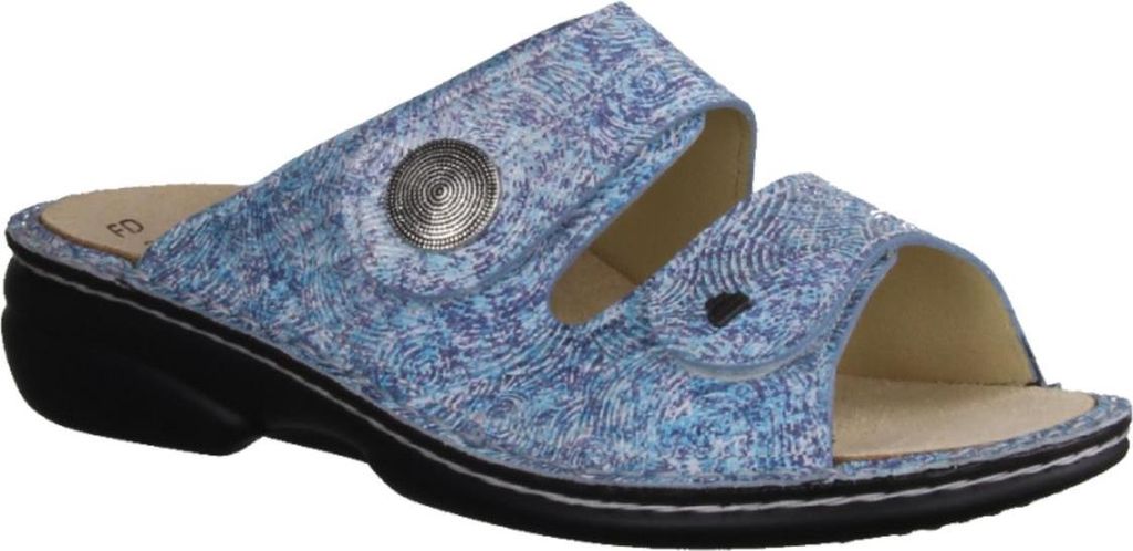 Finn Comfort Sansibar, Damen, Pantolette, Leder, Sky (blau) Produktbild 