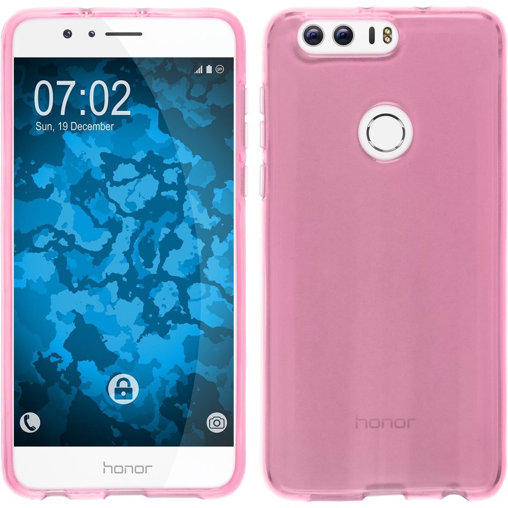 PhoneNatic Case kompatibel mit Huawei Honor 8 - pink Produktbild 