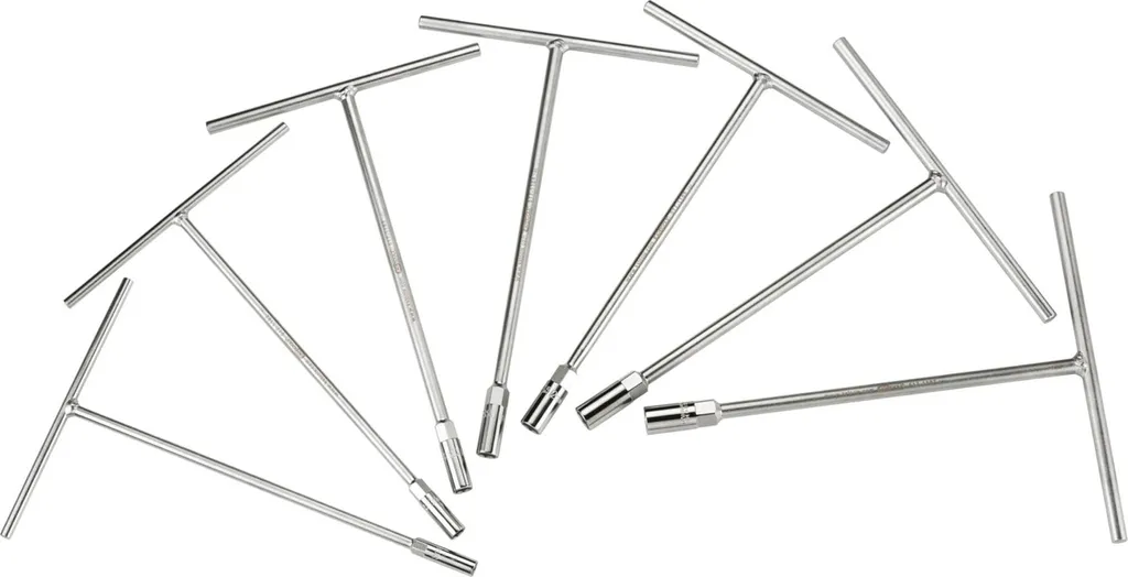 Jeu de Douilles 6 Pans sur Poignée en T KS TOOLS - Acier Renforcé