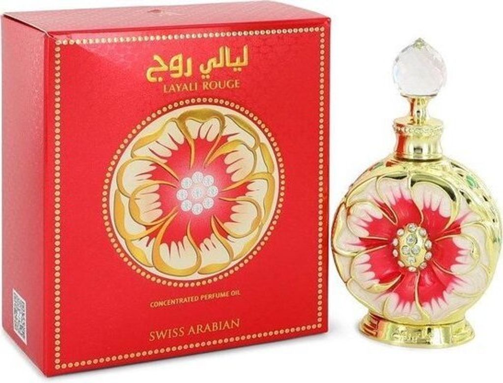 Swiss Arabian Layali Rouge Parfémovaný olej pre ženy 15 ml Obrázok produktu 