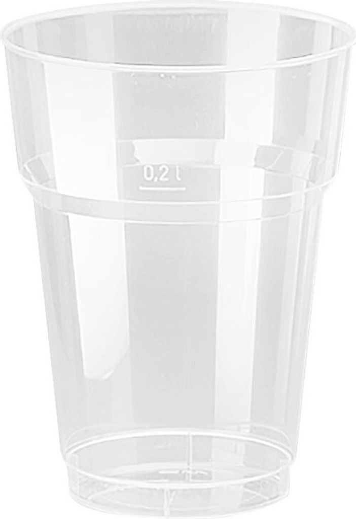 1000 Multicup 200 ml Polystyrol Einweg – Trinkglas