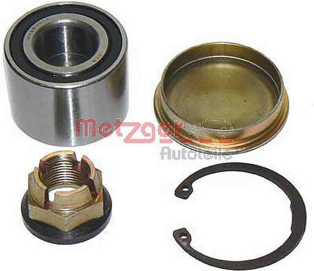 Radlagersatz Ø 52 mm 37 mm METZGER IAM-Expertise passend für u.a. RENAULT CLIO