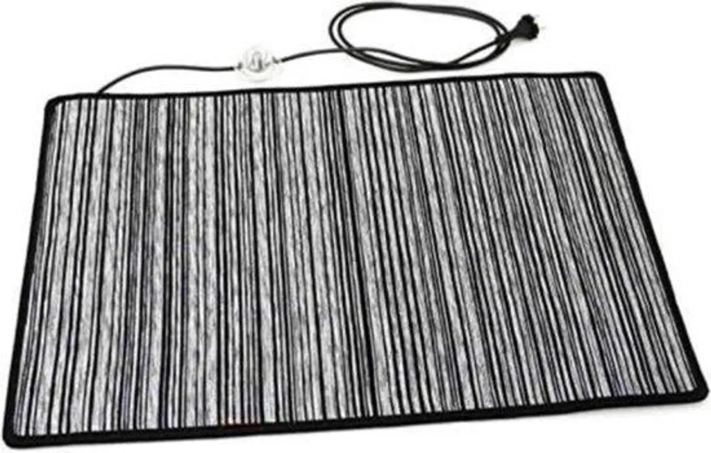 Tapis chauffant pour sol et bureau - Noir 75x50cm 100W efficace