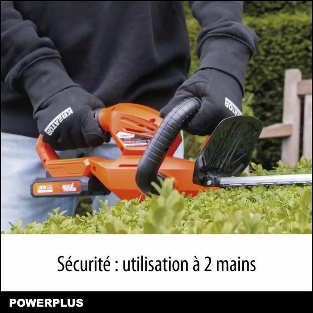Taille-haie Powerplus 20V : taillez sans effort et sans risque de câble - 3
