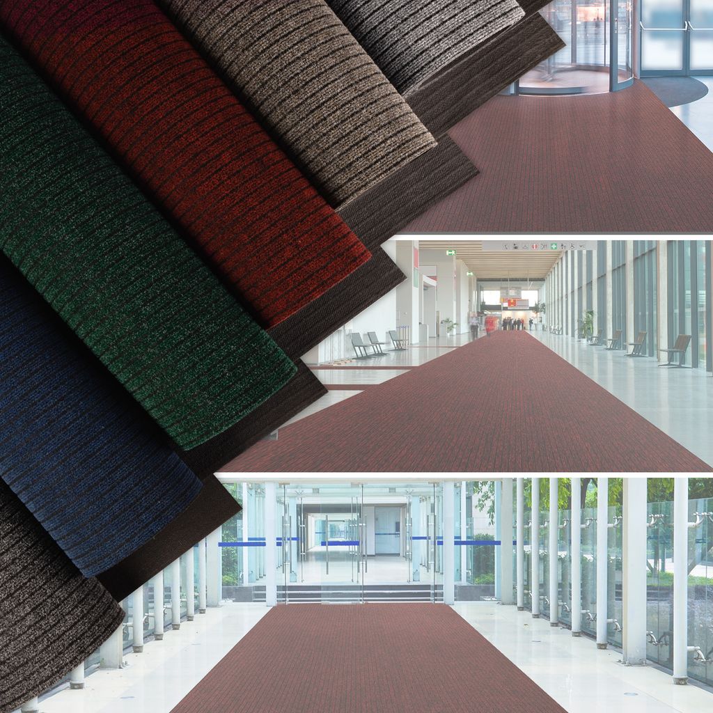 Teppich Atlas für Events & Messen robust schmutzabweisend Rot 100x400 cm