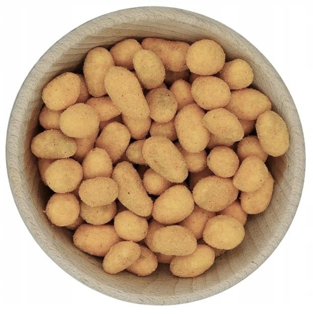 Erdnüsse im Teigmantel BBQ-Panade 500 g | Würzig-knuspriger Snack für unterwegs