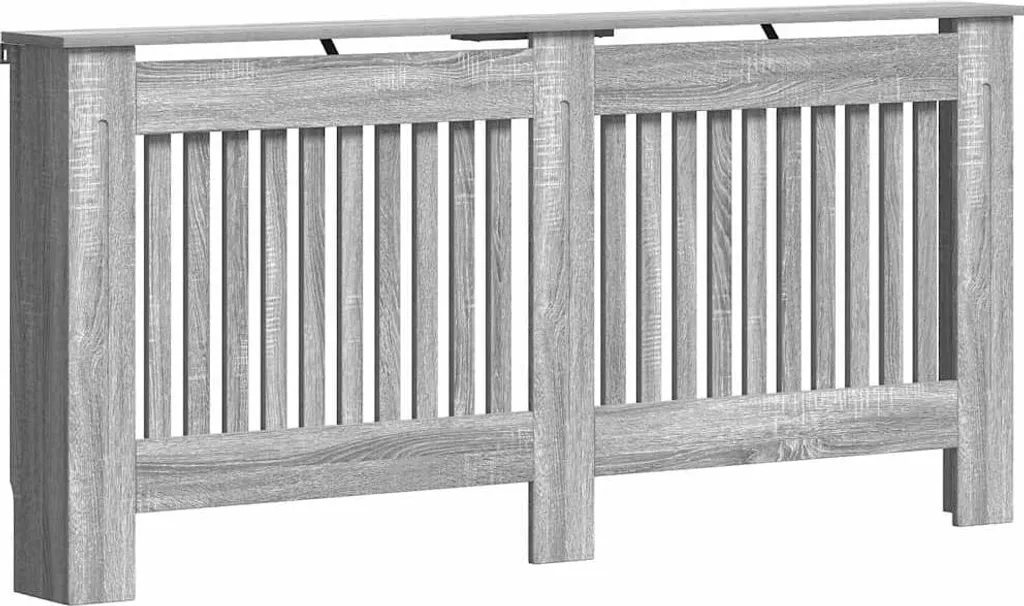 Cache-radiateur Gris Sonoma 172x19x81,5 cm - Meuble de Protection Design