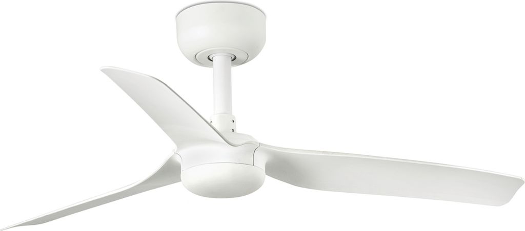 Energiespar Deckenventilator mit Fernbedienung Mini Punt 90 cm Weiß / Weiß