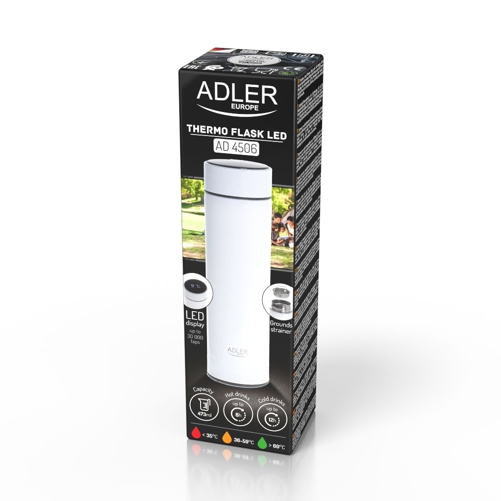 Adler | Thermal Flask | AD 4506w | Material Stainless Immagine del prodotto 