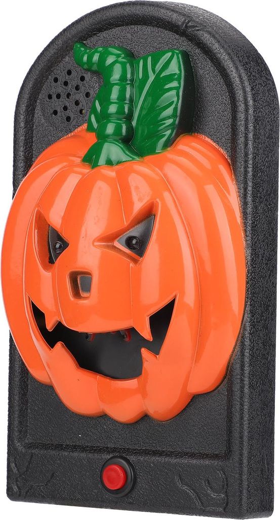 Halloween Horror Türklingel mit Licht Sound Dekoration Requisite für Bar Haunted House Escape Room Kürbisform