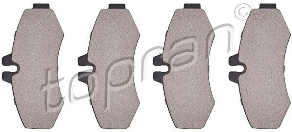 Garnitures de frein avant TOPRAN 401 286 pour Mercedes Classe V et Vito