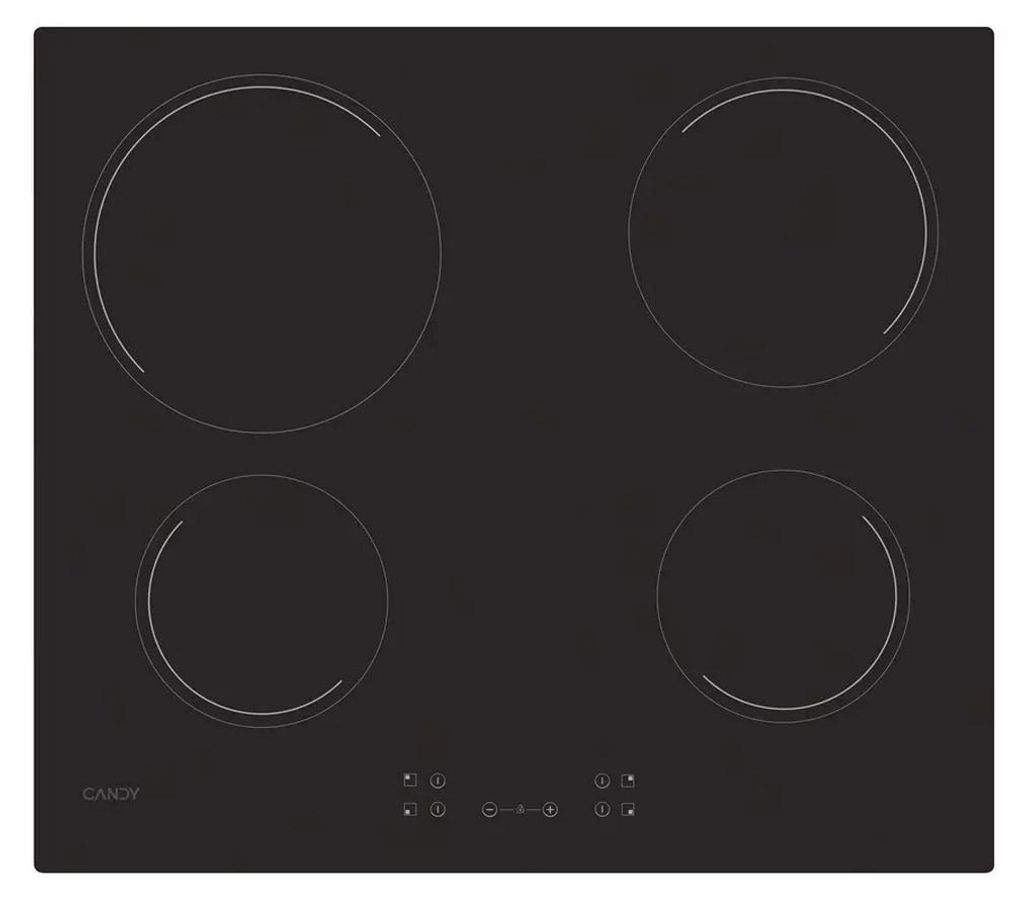 Candy Idea CH64CCB, Schwarz, Integriert, 59 cm, Keramik, Produktbild 