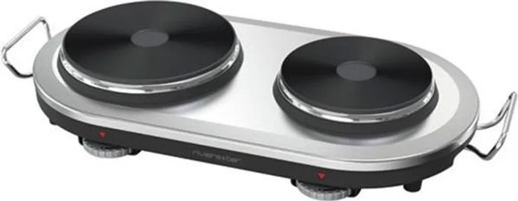 Réchaud Double Plaque Inox 2500W Riviera & Bar - Finition Compacte Robuste - 2