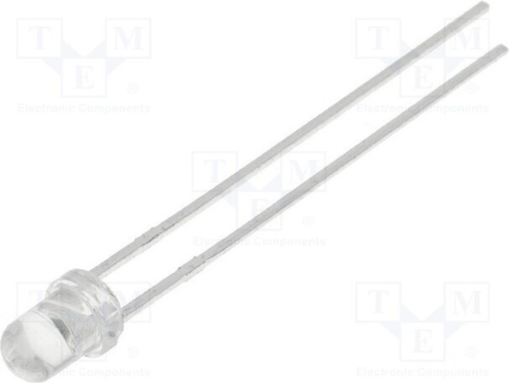 2x LED 3500mcd 3mm LL-304BC2E-009 LED Dioden THT 3mm 40° blau