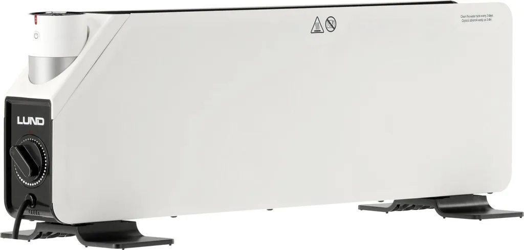 Radiateur 1500W anti-air sec avec humidificateur et thermostat précis