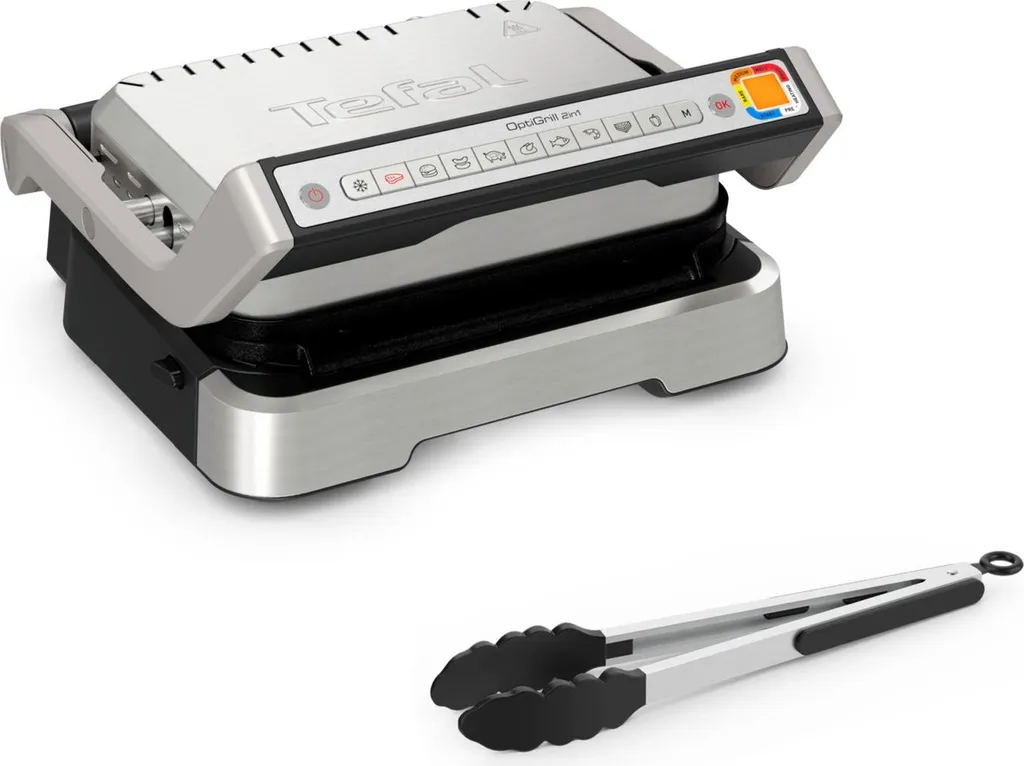 Gril de Table Tefal GC773D 2-en-1 pour Repas Famille et Paninis Maison