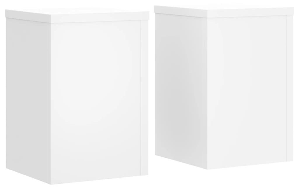 vidaXL Pflanzenständer 2 Stk. Weiß 25x25x35 cm Produktbild 