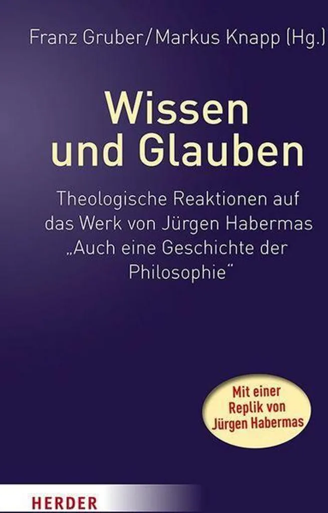 Livre de réflexion Wissen und Glauben avec analyses de texte