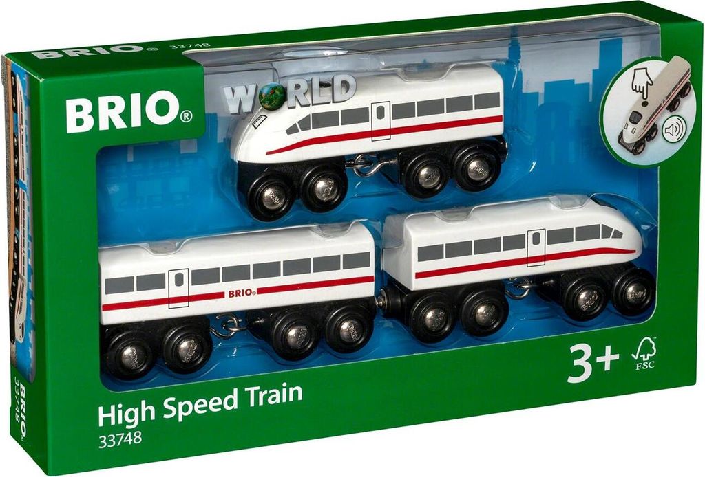 Brio 33748 Expresní vlak se zvukem, 3 kusy Obrázek produktu 