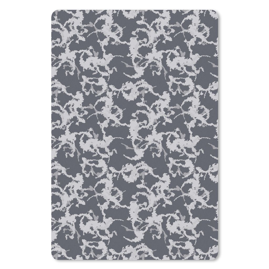 MuchoWow Mauspad Mousepad Muster - Schwarz und Weiß - Camouflage 40x60 cm - Mousepads - Maus Mat - Pad - Mausunterlage - Schreibtisch Accesoire