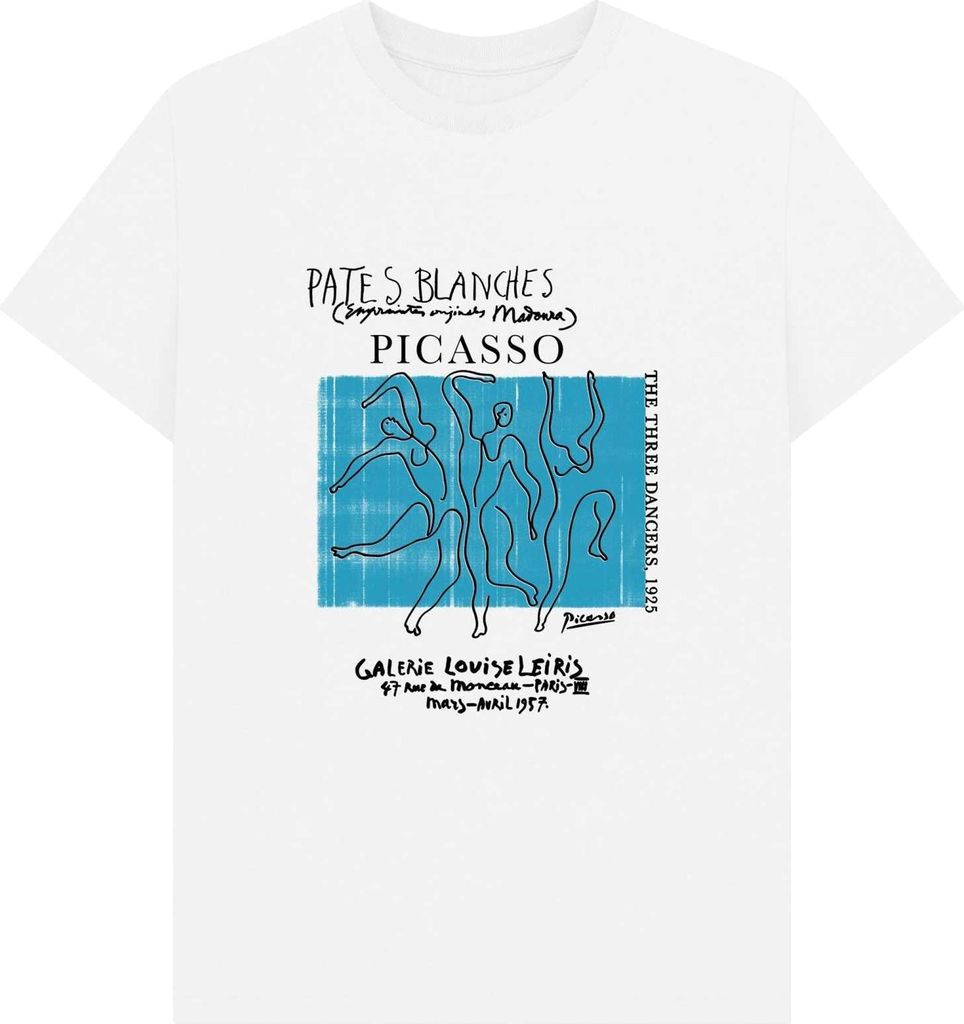 Apoh - "The Three Dancers" T-Shirt für Herren/Damen Uni PN1703 (L) (Weiß)