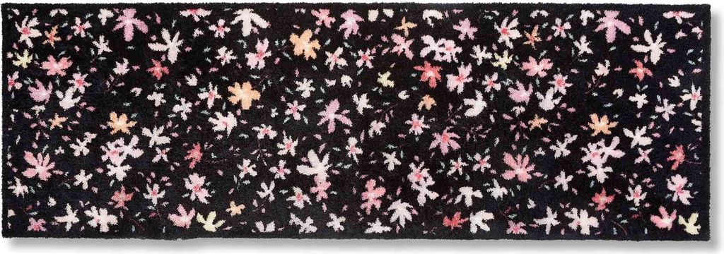 Astra Fußmatte waschbar PURE & SOFT Schwarz 50 x 150 cm