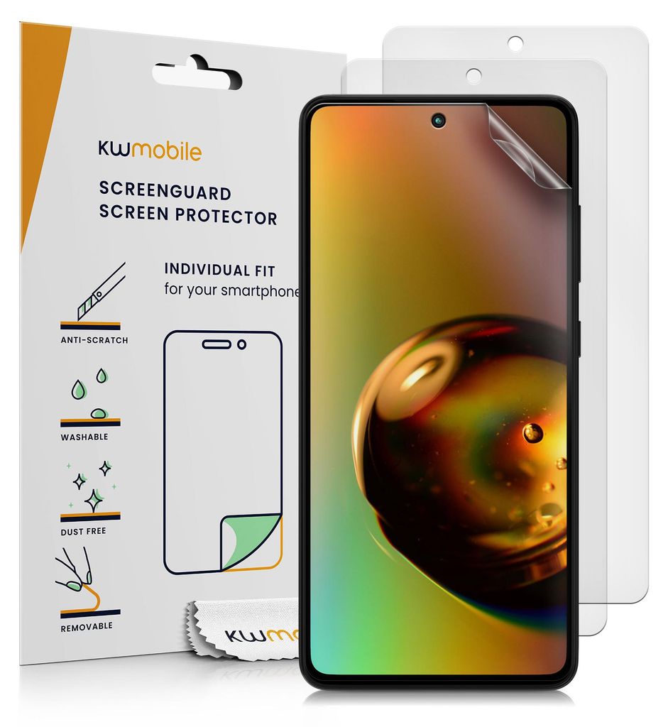 kwmobile 3x Folie matt kompatibel mit Samsung Galaxy A52 / A52 5G / A52s 5G - Displayschutzfolie Schutzfolie - Displayschutz Displayfolie entspiegelt
