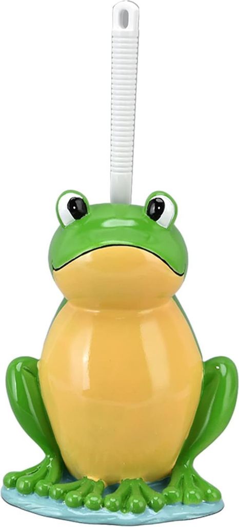 Toilettenbürste, Froschform Basis Kreative Badezimmerreinigungsbürste Mit Halter Kom Stehende Toilettenbürsten-Set
