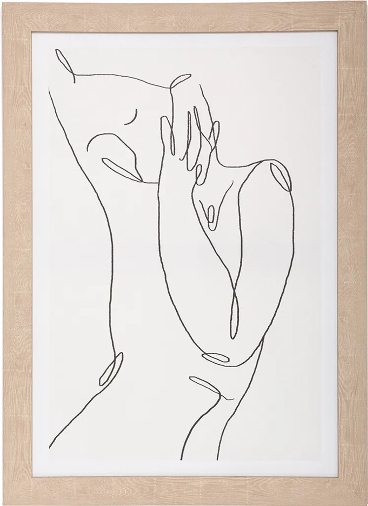 Toile Eazy Living 50 x 70 cm Lignes et formes - Déco murale moderne