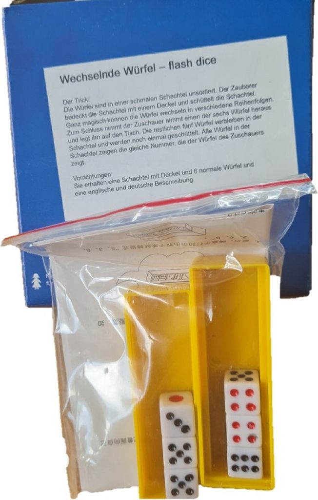 Wechselnde Würfel - flash dice - Zaubertrick