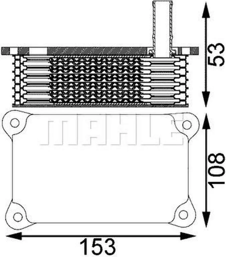Cartouche filtrante huile moteur pour FORD MONDEO III série 2.0 TDCI