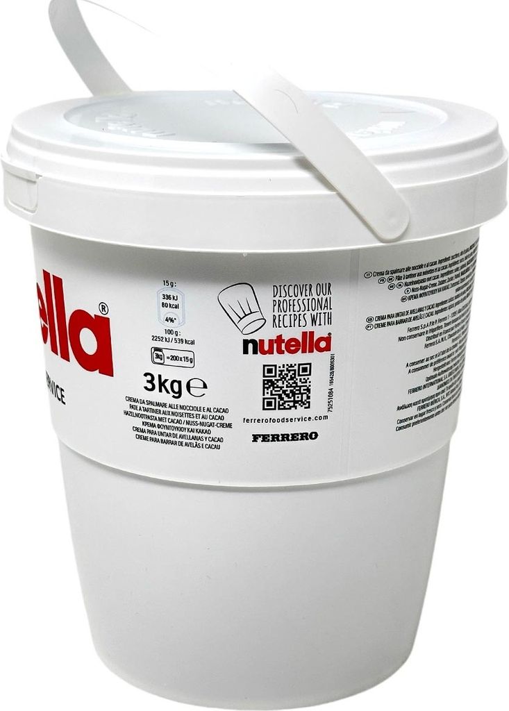 Nutella im XL Kunststoffeimer mit praktischem Tragegriff Produktbild 8