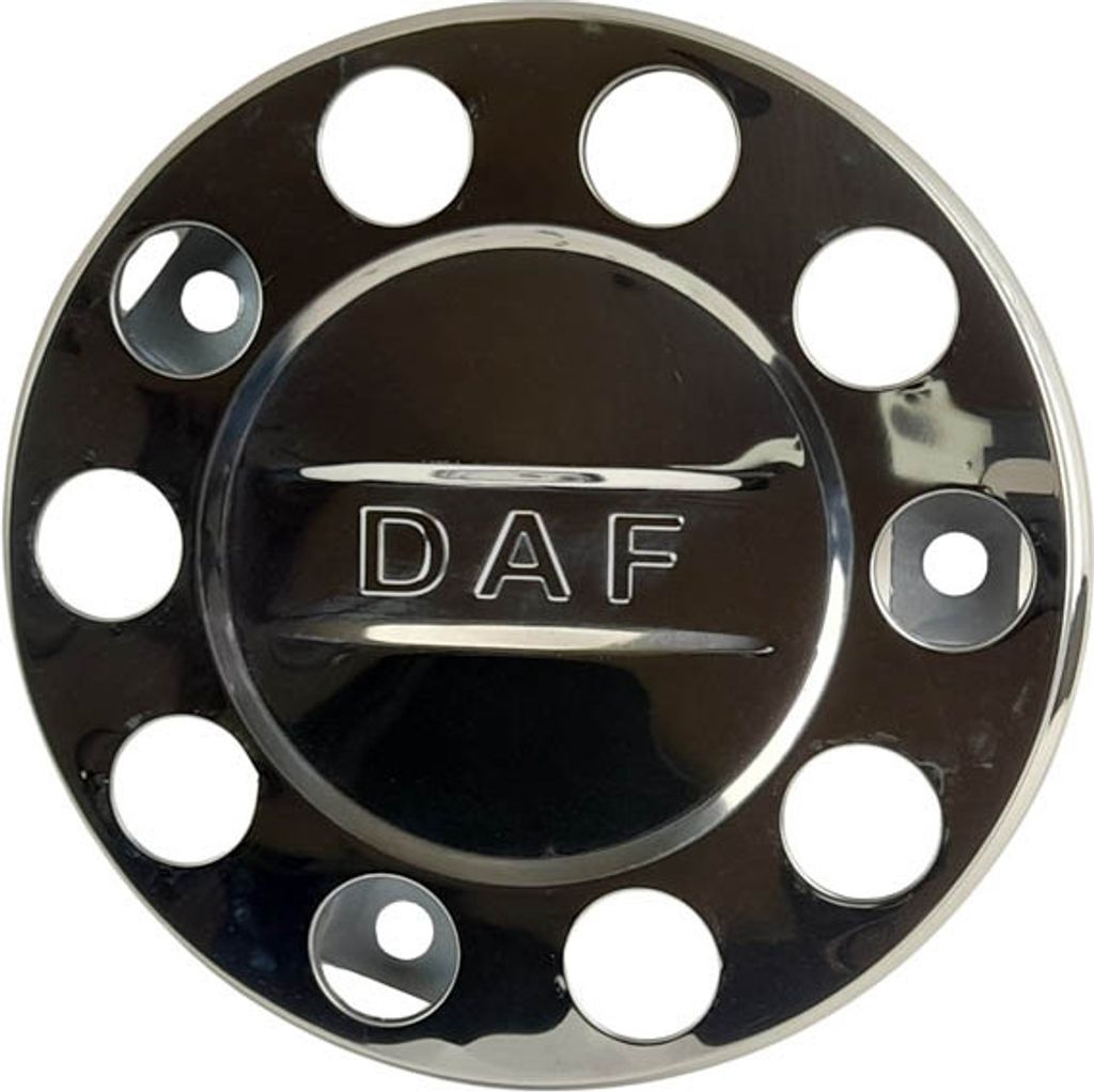 Vorderradabdeckung Nickel 22,5 DAF, Metallic, 10 Loch | Produktbild 