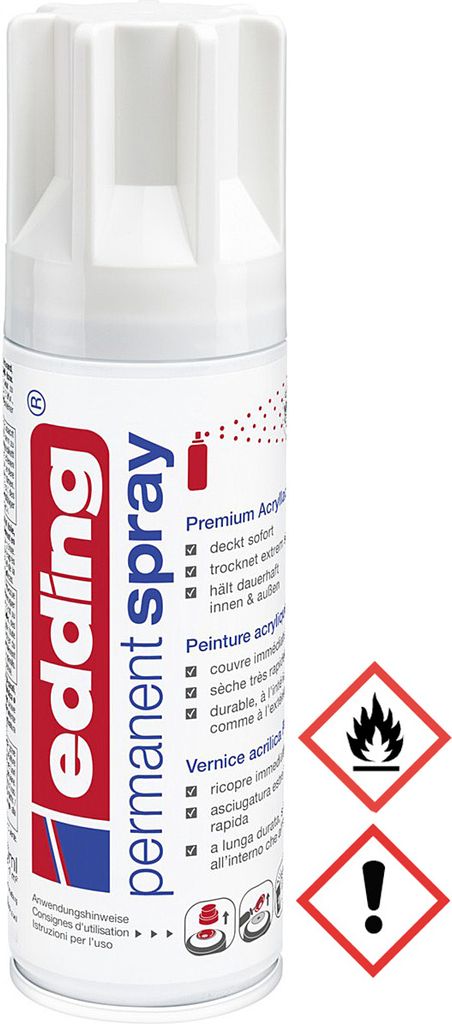 Edding Permanentný sprej Premium akrylový lak dopravný Obrázok produktu 