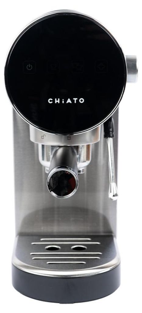 CHiATO Luna Style Siebträgermaschine - Silber Produktbild 
