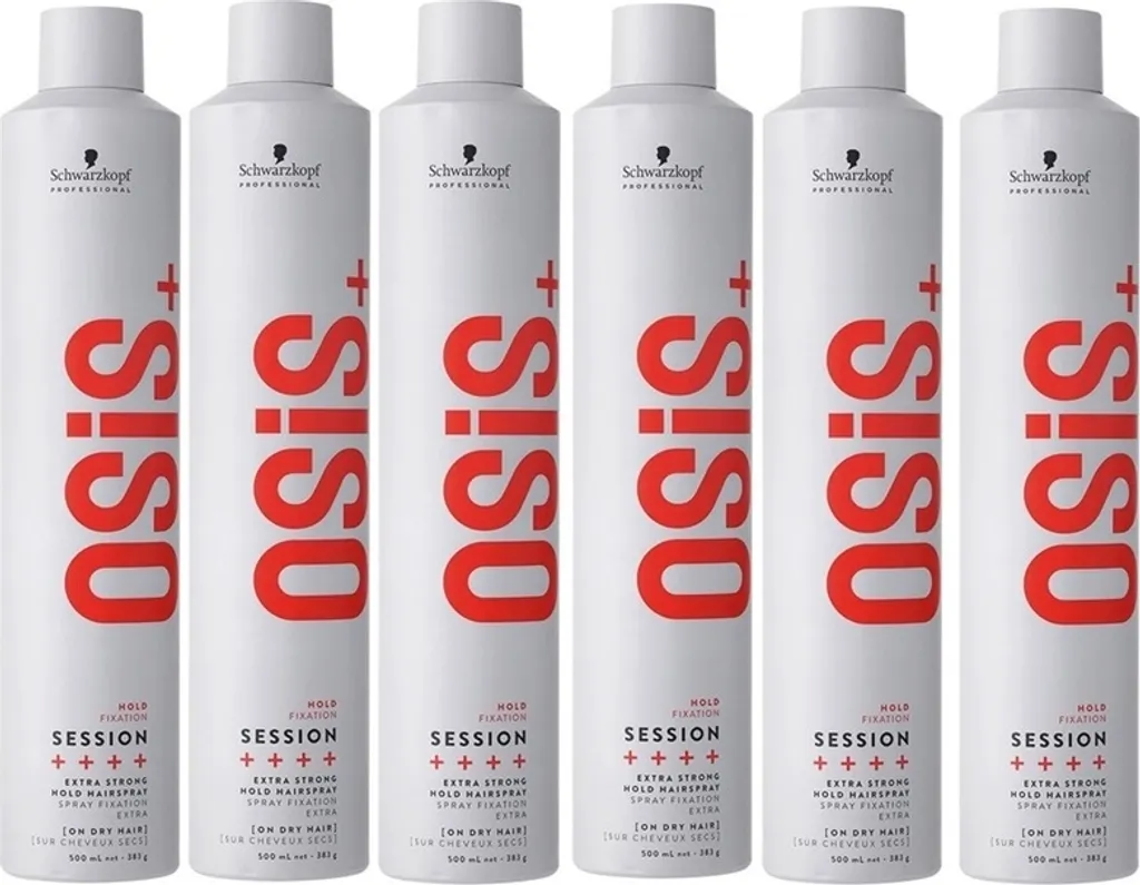 Lacca Schwarzkopf Osis Session 500ml Stock 6 Pezzi - Tenuta Forte