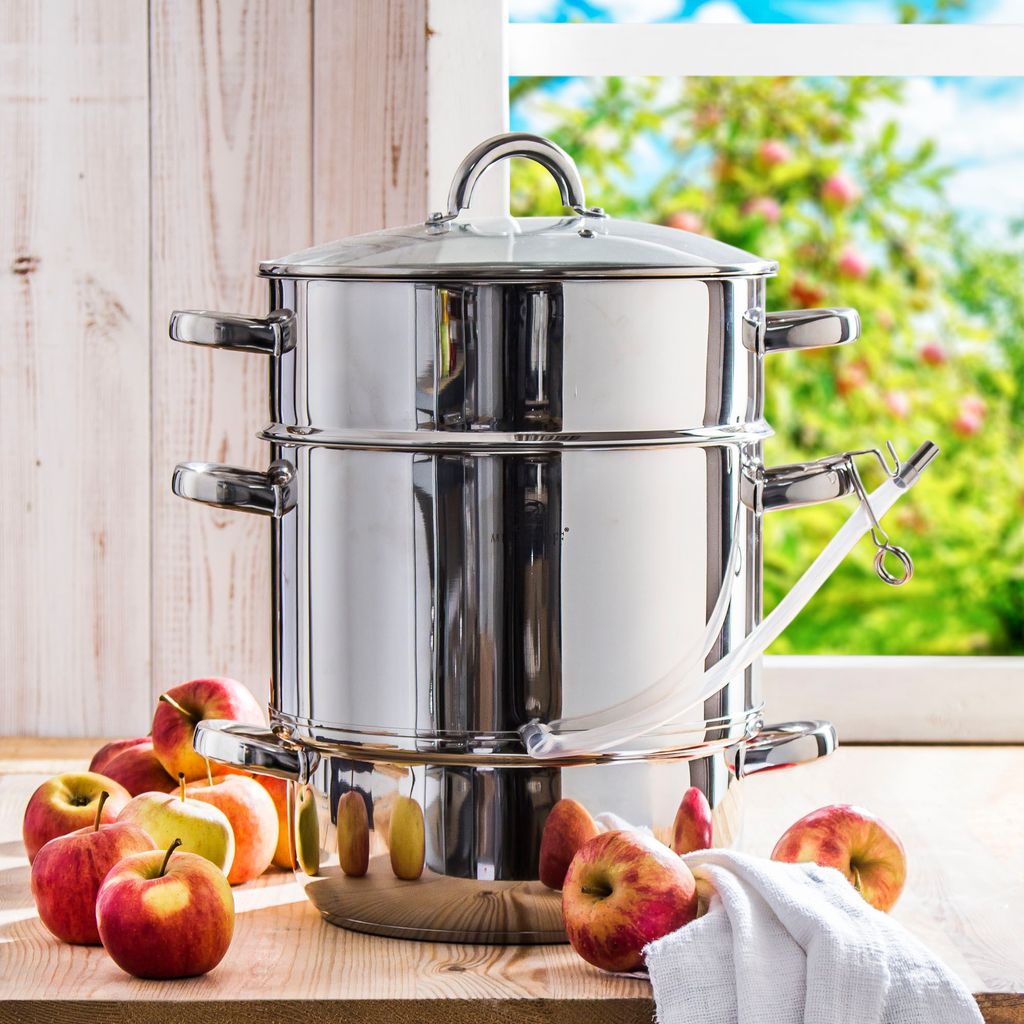 Dampfentsafter aus Edelstahl 8 Liter - Hochwertiger Produktbild