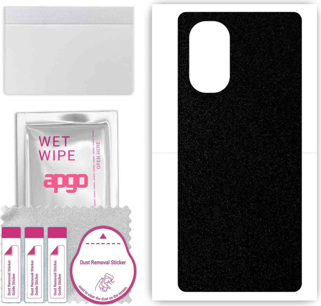 apgo Rückseite Schutzfolie, Skin, kompatibel mit Motorola Moto Edge S30, Hinten Displayschutzfolie aus Vinylfolie, kratzfest, einfache Montage - M...