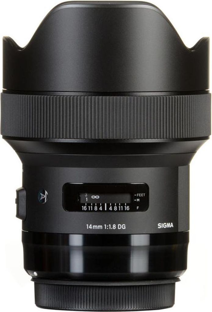 Sigma 14 mm / F 1.8 DG HSM Super-Wide-Objektiv fÃ1/4r Leica T Systemkameras, F1,8, Vollformatsensor, Ultraschallmotor, Autofokus, 1185 g
