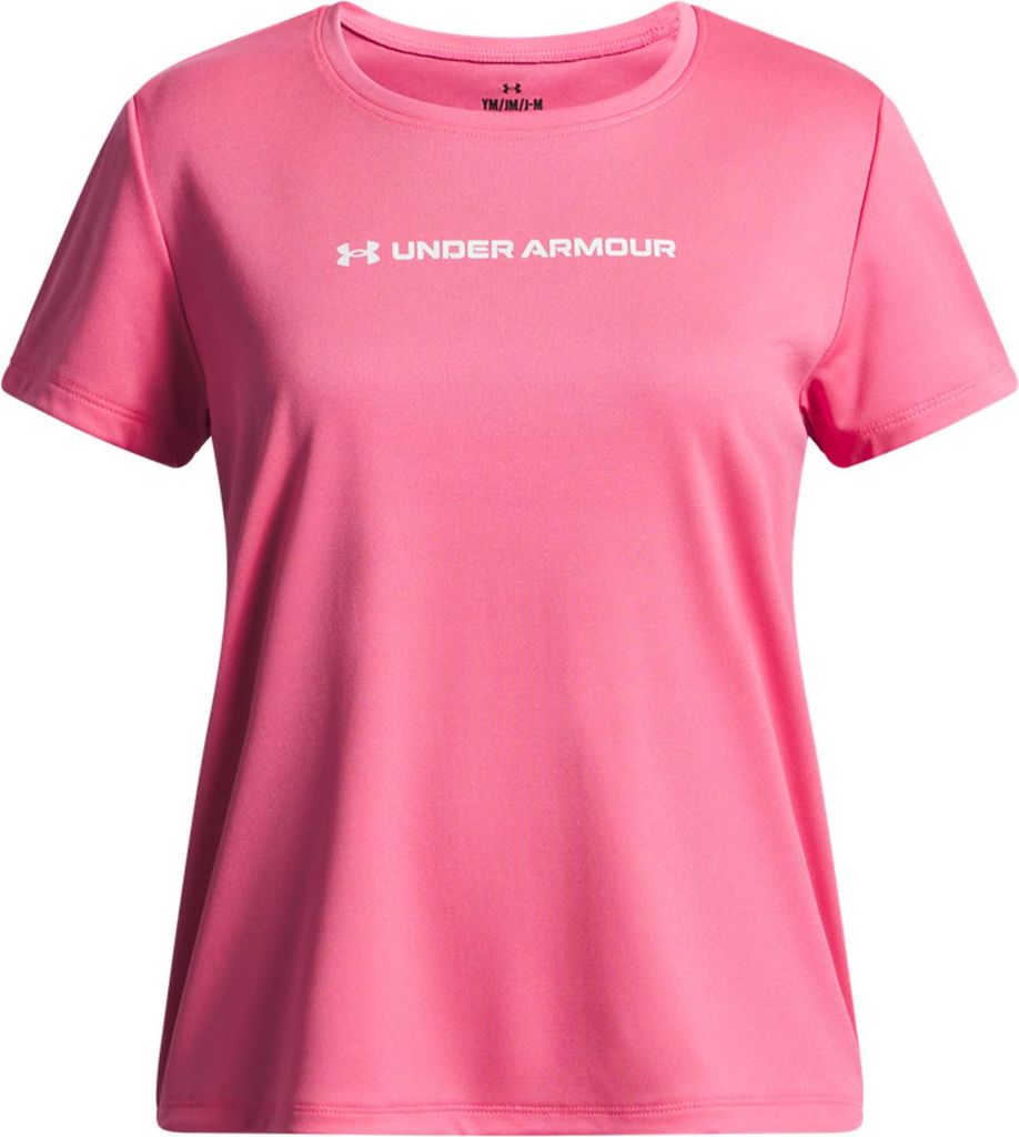 Under Armour Tech Wordmark Graphic Ss - super pink, Größe:S Produktbild 