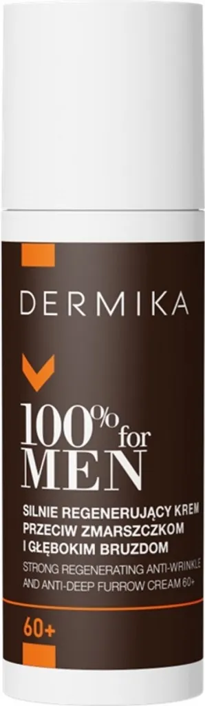 Dermika 100% for Men Crème Régénératrice Forte Anti-rides 60+ 50ml