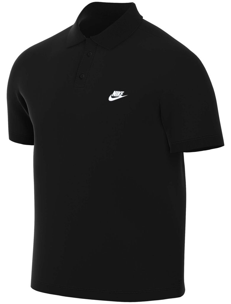 Nike Nk Club Kurzarm-poloshirt Schwarz 2XL Mann Schwarz 2XL Produktbild 