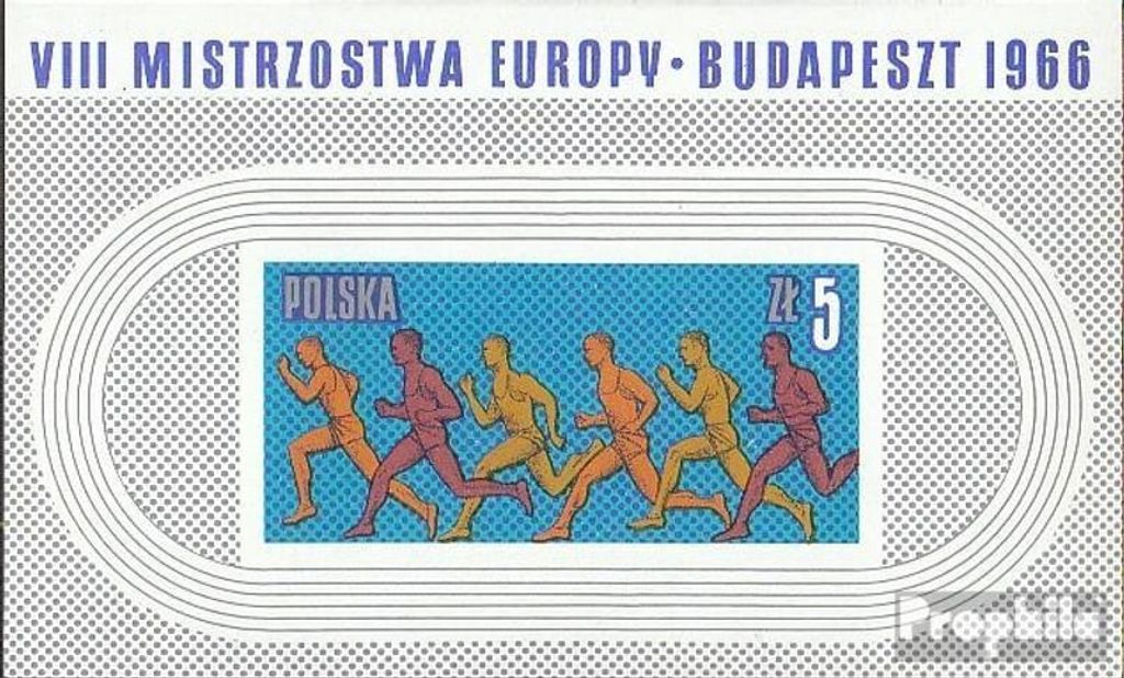 Briefmarken Polen 1966 Mi Block39 (kompl.Ausg.) postfrisch Produktbild 