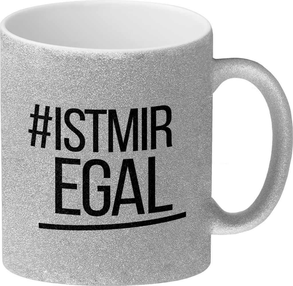 #istmiregal Glitzer-Glitzer-Kaffeebecher