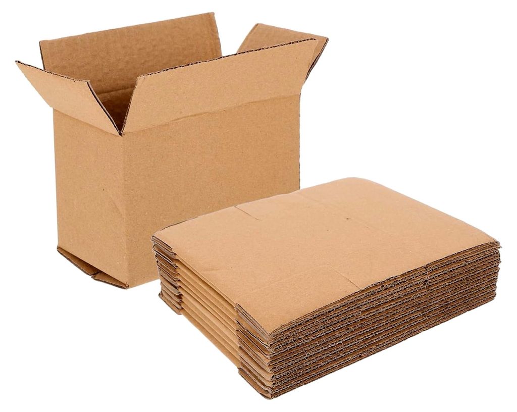 10 Stück Wellpappe Versandkartons Kleine Umzugskartons für Verpackung und Lagerung