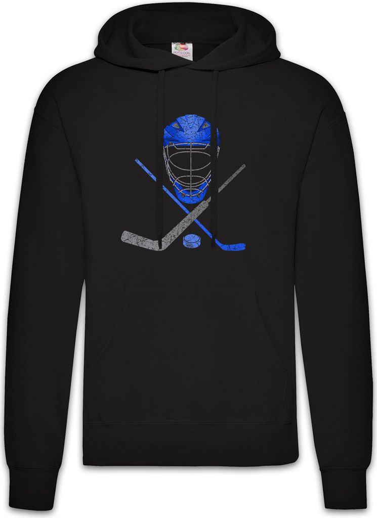 Urban Backwoods Ice Hockey Tools, Herren Hoodie, Farbe: Schwarz, Größe: 5XL